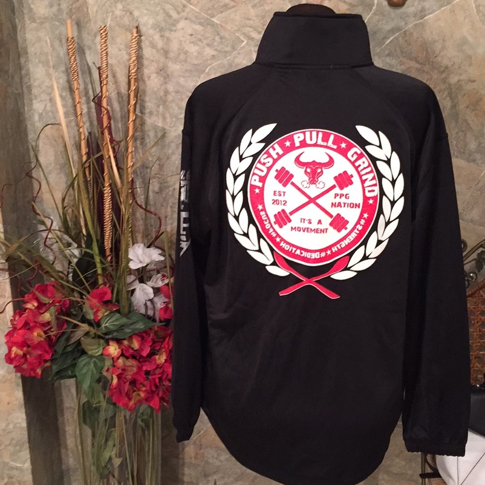 Harriton ♥️ push pull grind Zip jacket coat.